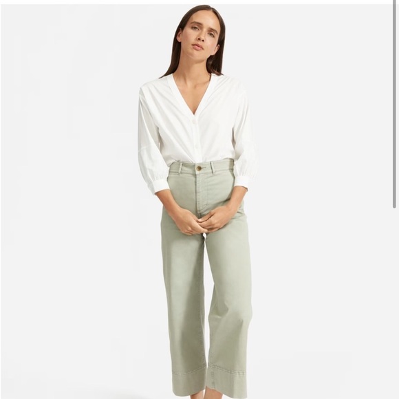 Everlane White Blouse Button Down - Picture 2 of 10